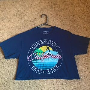 M navy blue California shirt
